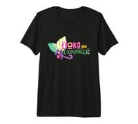 Dora The Explorer Floral Lettering Maglietta Premium