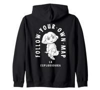 Dora The Explorer Follow Your Own Map Felpa con Cappuccio