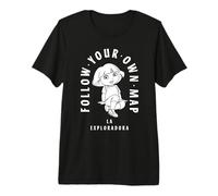 Dora The Explorer Follow Your Own Map Maglietta Premium