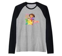 Dora The Explorer Hola! Soy Dora! Maglia con Maniche Raglan