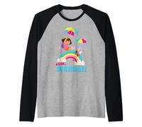 Dora The Explorer Hola Sunshine! Maglia con Maniche Raglan