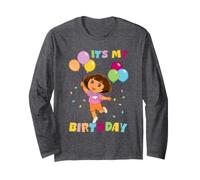 Dora The Explorer It's My Birthday Balloons Maglia a Manica