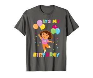 Dora The Explorer It's My Birthday Balloons Maglietta