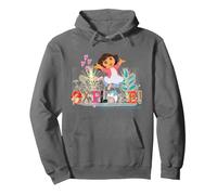 Dora The Explorer Let's Explore! Textured Design Felpa con Cappuccio