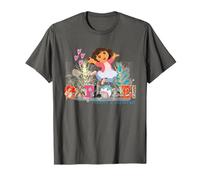 Dora The Explorer Let's Explore! Textured Design Maglietta