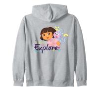 Dora The Explorer Live, Learn, Explore Felpa con Cappuccio