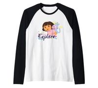 Dora The Explorer Live, Learn, Explore Maglia con Maniche Raglan