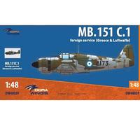 DORA WINGS DW48039 MODELLO AEREO BLOCCO MB.151 C.1 1/48
