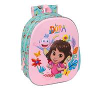 Dora - Zaino scolastico, design 3D, ideale per bambini di diverse età, comodo e versatile, qualità e resistenza, 27 x 10 x 33 cm