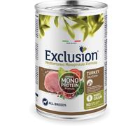 dorado Exclusion Cane Mediterraneo Adulto All Breeds Tacchino Lattina 400 Gr