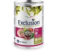 dorado Exclusion Cane Mediterraneo Adulto All Breeds Vitello Lattina 400 Gr