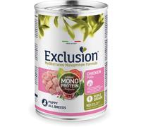 dorado Exclusion Cane Mediterraneo Puppy All Breeds Pollo Lattina 400 Gr