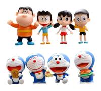 Doraemo-n figure,Doraemon- Decorazione Torta di compleanno,Dorae-mon Cake Topper, Decorazione auto,Giocattoli per Bambini e Baby Shower Forniture per la Decorazione Della Torta Della Festa di Complean