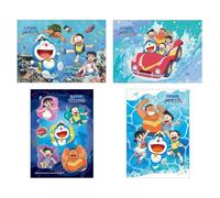 Doraemon la Nuova Castello Di Sottomarino Devil Puzzle Gomma 8Pack Box Candy Toy
