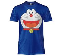Doraemon T Shirt Big Smile. Maglietta Ufficiale Unisex. Maglia Regular in Cotone. Adulto Ragazzo XS