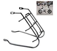 DORALO Portapacchi Posteriore per Bicicletta, Portabiciclette per Bicicletta Pieghevole da 14 Pollici E Batteria al Litio Ciclismo, Telaio Portabiciclette in Lega di Alluminio (13,5 × 24 × 26 Cm)