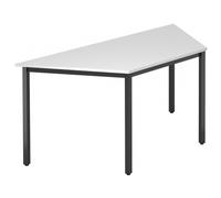 DORAN DQTR D - Bianco 160x69 con tubo quadrato / nero