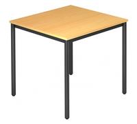 DORAN DR08 D - Faggio 80x80 con tubo rotondo/nero