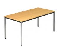 DORAN DR16 C - Faggio 160x80 con tubo rotondo/cromo