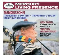 DORATI & LSO/SKROWACZEWSKI & MINNEAPOLIS SYMPHONY - MENDELSSOHN: SYM NO.3 & 4 ETC