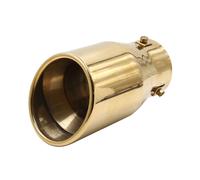 Dorato Posteriore Universale marmitta scarico rotonda Punta tubo Auto