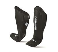 dorawon Yokohama Protegge tibias e piedi Unisex bambino, Nero, Taglia: XS