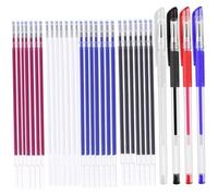 Dorccsi 4 penne cancellabili a caldo per tessuto con 28 ricariche per trapuntatura, cucito, sartoria fai da te (4 colori), articoli per cucito, nozioni di cucito, pennarelli per tessuto per cucito