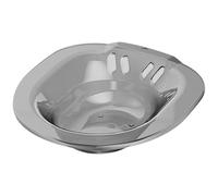 Dorccsi Bidet da Viaggio Portatile da sopra Il WC, antitraboccamento, 14x15x4 Pollici, Accessorio per Bidet per emorroidi, Assistenza privata Post-Partum (Grigio Trasparente), Accessorio per per WC