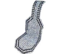 Dorccsi Coprisedile per auto con perline, 51x15 pollici, coprisedile per auto in legno, traspirante, rinfrescante e massaggiante, accessori universali per, coprisedili con perline grigie per, c