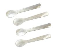 Dorccsi Cucchiaino Madreperla Cucchiaino Caviale Classico Cucchiaio Madreperla 12 cm 4pz Cucchiaino caffè Cucchiaini Dessert Cucchiaio PerlaCucchiaio Caviale
