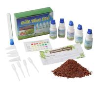 Dorccsi Kit di test del suolo, 1 set di tester per il suolo per nutrienti da giardino, kit di test per azoto fosforo potassio per agricoltura giardinaggio prato cortile tester per test nutrienti da