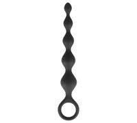 Catena Anale Deep Feel in Silicone - Perle Graduali per Piacere Anale (Nero)
