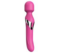 Dorcel - vibratore massaggiante 2in1 ricaricabile - silicone rosa