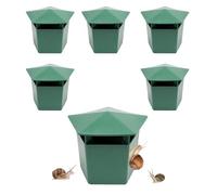 Dorclife 6 trappole per lumache e birra, ecologiche, per catturare lumache, lumache, chiocciole, in plastica, strumenti per catturare fiori da giardino all'aperto, vasi per piante e verdure