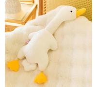 Dorclife 60CM Gigante Oca Giocattoli di Peluche Peluche Papera Cuscino Carino Anatra Bianca Oca Peluche per Bambini Feste Compleanni Natale