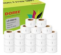 DOREE 20 rotoli Etichette standard per indirizzi 28 x 89 mm 99010 S0722370