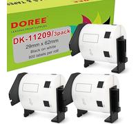 DOREE 3 Rotoli DK-11209 29 x 62 mm Etichette per indirizzi 800/rotolo