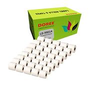 DOREE confezione da 40 etichette indirizzo 99014 S0722430, 54 x 101 mm, 220 etichette per rotolo, compatibile con Dymo LabelWriter 4XL 450 400 330 320 310.