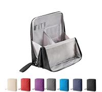 Doresty Borsa per il Trucco, Bo rsa per il Trucco in piedi, Scatola portaoggetti per cosmetici verticale, Toilette verticale in tessuto Oxford portatile e multifunzionale(Type A)