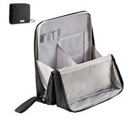 Doresty Makeup Bag, Doresty Standing Makeup Bag, Multi-Purpose Large Capacity Oxford Cloth Standing Makeups Bags, and Portable (Black)