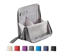 Doresty Makeup Bag, Standing Makeup Bag - Portable, Large Capacity, Travel Waterproof Organizer with Compartments for Women and Men(Gray)