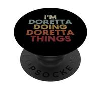 Doretta Name Doretta Personalized Name First Given PopSockets PopGrip Adesivo