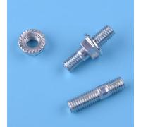 DORFEY 2 Set di dadi for prigionieri di scarico marmitta adatti for h0-n-d-a GX110 GX120 GX160 GX200 168F 170F 5.5HP 6.5HP Sostituisci