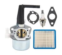 DORFEY 696065 Carburatore adatto for Bris&Sttton 697422 110402 110412 215369 Kit guarnizioni di montaggio carburatore motore 491588S Cartuccia filtro aria