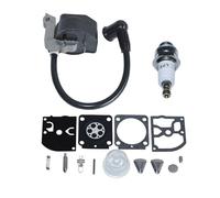 DORFEY Adatto a s-t-i-h=l HS45 FS55 FS38 Carb Repair Kit Canchina bobina di accensione 4140 400 1308 Toosierra Gasolina Garden Tools