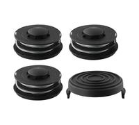 DORFEY Adatto for E-i-n-Hell GC-ET 4530, tagliabordi a Batteria, decespugliatore, Tosaerba, Kit di Tappi for Bobina, Bobina di Ricambio for decespugliatore.