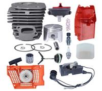 DORFEY Adatto for h-u-s-q-v-a-r-n=a 350 346XP 351 353 Sega Avviamento a strappo Bobina di accensione Cilindro da 45 mm Pistone Coperchio motore Filtro aria