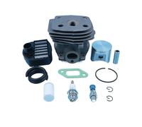 DORFEY Adatto for J-0-n-s-e-r-e-d CS 2159 CS 2156 CS2159 CS2156 for motosega EPA Porta Big Bore for Nikasil Cilindro da 47 mm Pistone Filtro aria carburante Kit linea gas