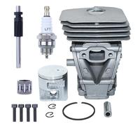 DORFEY Adatto for motosega h-u-s-q-v-a-r-n=a 140 135 Pompa olio Albero Candela Ricambi 41mm Cilindro Pistone Anello Cuscinetto Bullone Kit