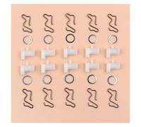 DORFEY Adatto for Sthi L 017 018 MS170 MS180 MS260 MS270 MS290 MS310 MS340 MS360 MS390 Kit rondella a molla for nottolino di avviamento a strappo da 10 pezzi